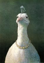 Fowl with Pearls Art Poster Print by Michael Sowa, 17x24