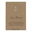 Love Forever Inspirational Pendant Necklace - 16"