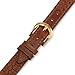 Voguestrap TX416091 Allstrap 11mm Brown Regular-Length Genuine Leather-Braid Watchband