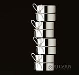 Wedgwood VERA WANG METAL GIFTWARE LOVE KNOTS: NAPKIN RINGS SET/4