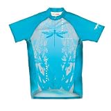 Primal Wear Women's Dragon Fly Blue Short Sleeve Cycling Jersey - DRA1J60W