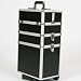 Trolley, Coffre  en aluminium � outils, valise de rangement, coffre cosm�tique noir