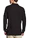 Lee Uniforms Men's Modern Fit Long Sleeve Polo, Black, X-Large