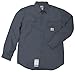 Carhartt - FRS160DNYTLLXLG - Navy Flame-Resistant Collared Shirt, Size: XLT, Fits Chest Size: 46 to 48, 8.6 cal./cm2 ATPV Ratin