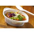100 Suppenterrinen, PP rund 500 ml � 15,6 cm 4,5 cm weiss mit Anfasser