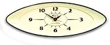 NEW GATE (�j���[�Q�[�g) �|�����v Bullitt Wall Clock Black �u���b�N BBUL60K