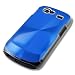 Schutzhülle Alu Case Cover Gehäuse Samsung Nexus S i9020 i9020a Blau / Tasche Etui Hülle Hardcase Hartschale Schale Aluminium Neu