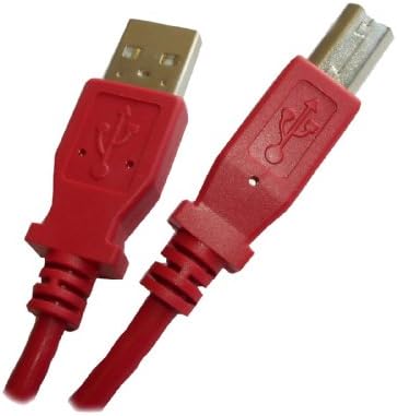 Professional Cable 6-Feet USB 2.0 Compliant "A" to "B" Cable, Red (USBRD-06)