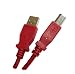 20 Foot HDMI Cables - RED - USB 2.0 Compliant "A" to "B", 6 feet - High Speed USB Cable to connect USB Devics to a hub or computer