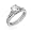 Eve's Addiction Monica's Extra Thin Sterling Silver Wedding Ring Set, 5