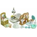 Sylvanian Families -Salle de Bain Campagnarde - Country Bathroom Set (Mobilier et Accessoires)