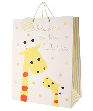 Large Giraffe Spot Gift Bag