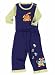 Sozo's Bow House Long Sleeve Pant Set- Blue (0-6 months)