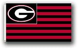 Georgia Bulldogs Georgia G Stripes 3'X5' Flag - NCAA