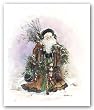 Santa's Bounty by Peggy Abrams 5"x7" Art Print Poster