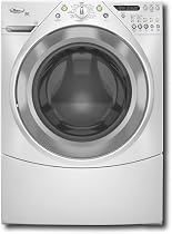 Whirlpool WFW9600TW 27" 4.0 cu. ft. Capacity Duet Steam Washer (Metallic/White)
