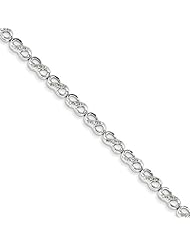 Sterling Silver Diamond Bracelet