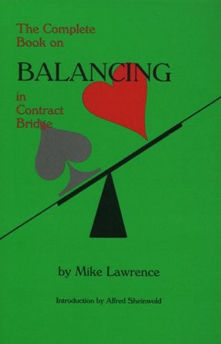 the complete book on balancing in contract bridge