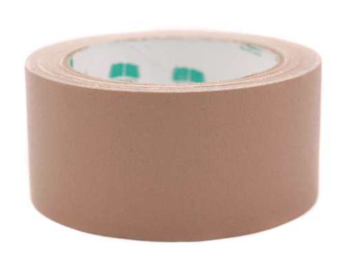 2" Light Brown Colored Premium-Cloth Book Binding Repair Tape | 15 Yard Roll (BookGuard Brand)