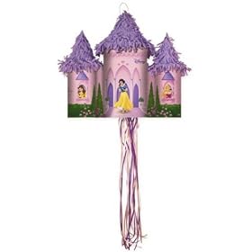 Disney Fairytale Princess Castle Pull-String Pinata by Rubies