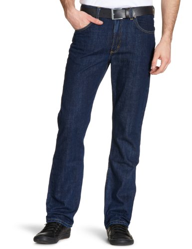 Lee Herren Jeans Regular Fit BROOKLYN STRAIGHT - L452AT46, Gr. 42/32, Blau (DARK STONEWASH Preisvergleich