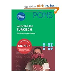 PONS Verbtabellen T�rkisch: �bersichtlich und umfassend