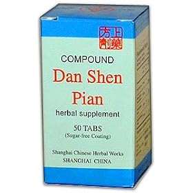 Compound Tablet of Scarlet Root (Fu Fang Dan Shen Pian) 50 Tablets X 10