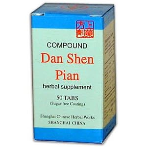 Compound Tablet of Scarlet Root (Fu Fang Dan Shen Pian) 50 Tablets X 10 by 