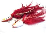 NEW Kamikaze FEATHER JIGS - JTR04S-3 - 80g -2 Pcs/Pk