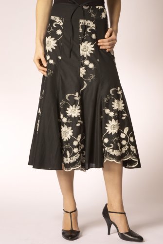 Per Una Floral Panelled Skirt clothing