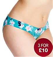 Poppy Floral Bikini Knickers