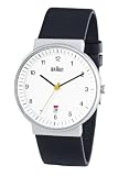 Braun Herren-Armbanduhr XL BN0032WHBKG Analog Leder BN0032WHBKG