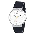 Braun Herren-Armbanduhr XL BN0032WHBKG Analog Leder