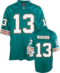 Dan Marino Dolphins Teal Reebok Premier Jersey