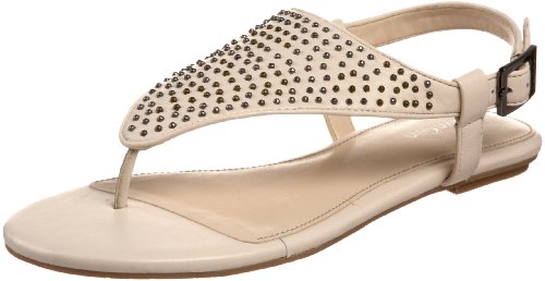 Calvin Klein Women's Sandrah Shiny Thong Sandal