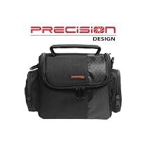 Precision Design Camcorder Padded Carrying Case for Canon DC22, DC230, DC220, DC210, DC310, DC320, DC330, DC40, DC50, FS11, FS10, FS100, HR10, HG10, VIXIA HF10, HF S11, HF100, HV30, HG10, HR10, HV20, ZR850, ZR830 & ZR800 Camcorders