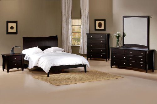 J Amp M Furniture Domain Platform Bedroom Set In Java Full