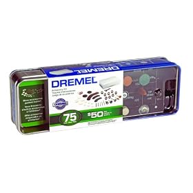 Dremel 707-01 75-Piece Accessory Tin Can Kit
