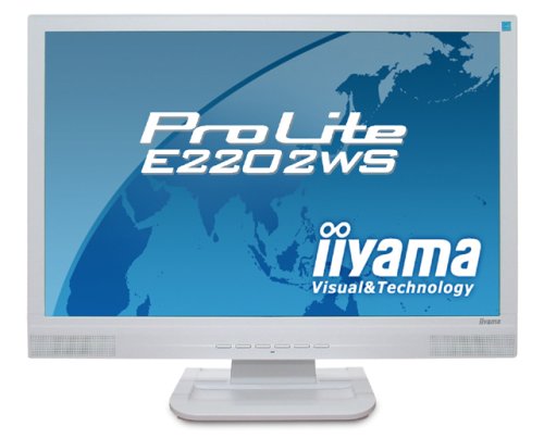 Iiyama ProLite E2202WS-B1U 22 Zoll Widescreen TFT Monitor DVI-D schwarz mit Lautsprechern (Kontrast 1000:1, 5 ms Reaktionszeit)