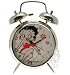 Betty Boop Flower Power Twin Bell Alarm Clock
