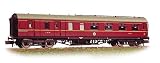 Graham Farish 374-825A Stanier Brake Third LMS Crimson Lake
