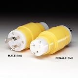 15/20A Straight Blade to 30A Locking One-Piece Adapter MAR-81A