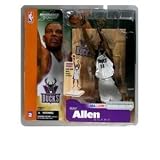 McFarlane Toys NBA Sports Picks Series 2 Action Figure Ray Allen (Milwaukee Bucks) White Jersey