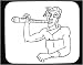 Mouse Pad with man, 