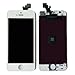 LCD Touch Screen Digitizer Frame Assembly Full Set LCD Touch Screen Replacement for iPhone 5 - White
