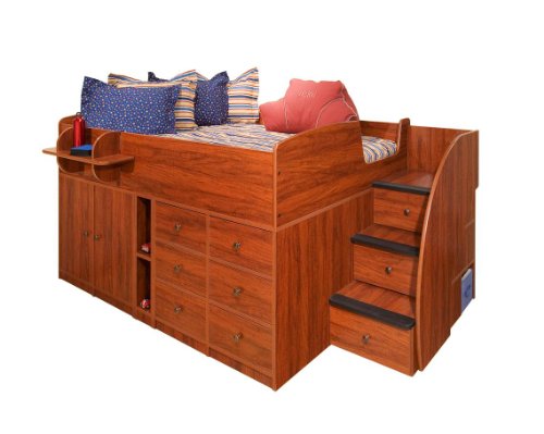 Captains Bed (FULL) with 3 Stairs