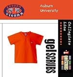 NCAA Auburn Tigers Orange Gelscrubs Kids Top