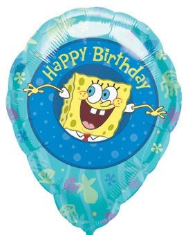 SpongeBob Personalized 18in Balloon