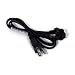 3 Prong Flat US Power Cord for Select Dell Systems, P/N:C0204,Dell Part# 310-6329