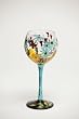 Field of Flowers Stemware Glass Field of Flowers Stemware Glass